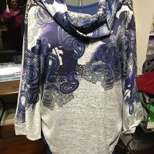 Batwing top T-shirt material